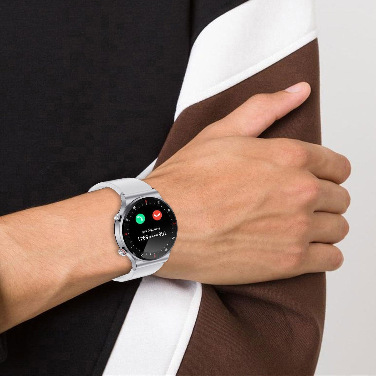 LIGE Sports Watch with Step Counter, Alarm, Wireless Calls, Weather Forecast (8 types available)