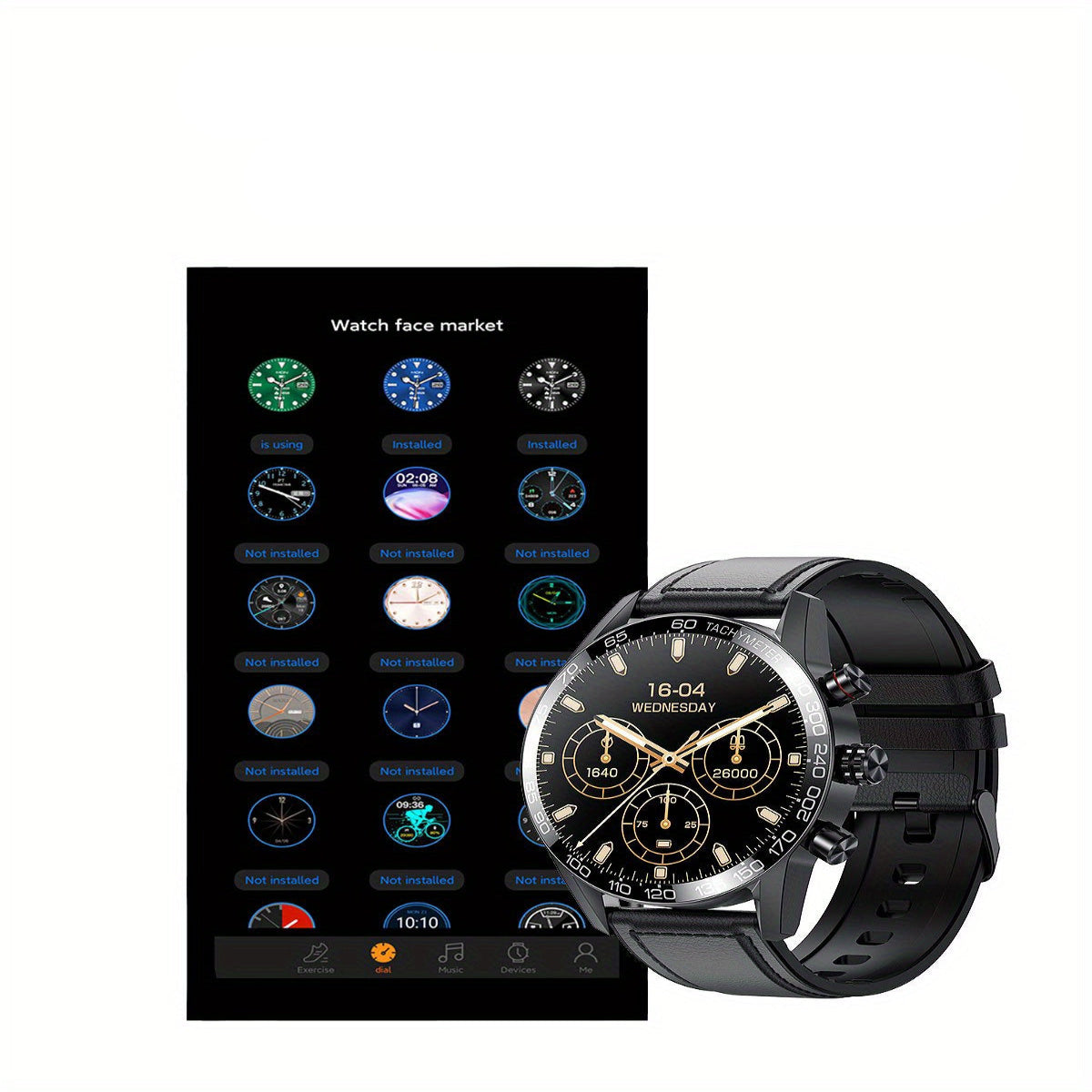 LIGE Smart Watch – Full Touch Screen with Wireless Calls (4 different types available)