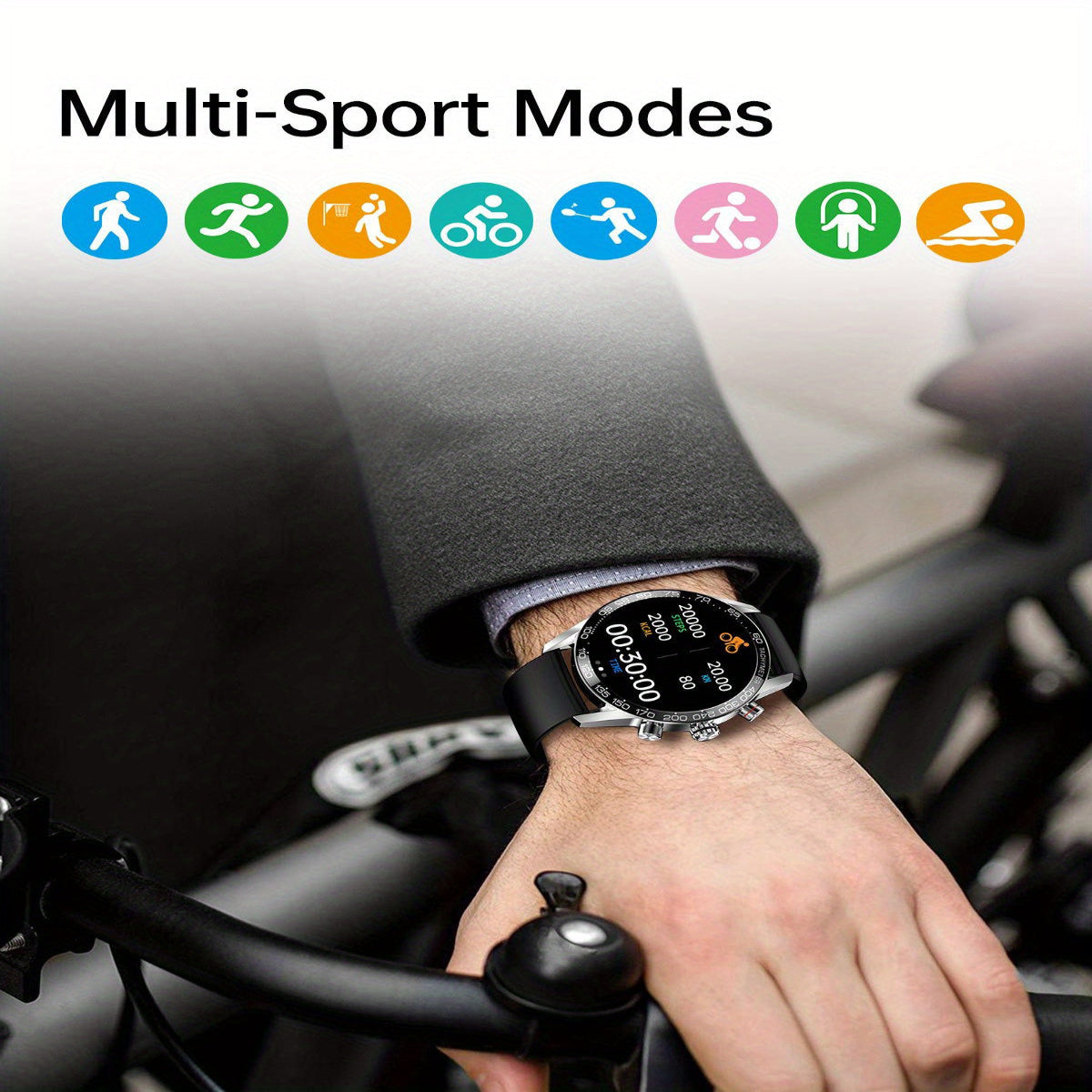 LIGE Smart Watch – Full Touch Screen with Wireless Calls (4 different types available)