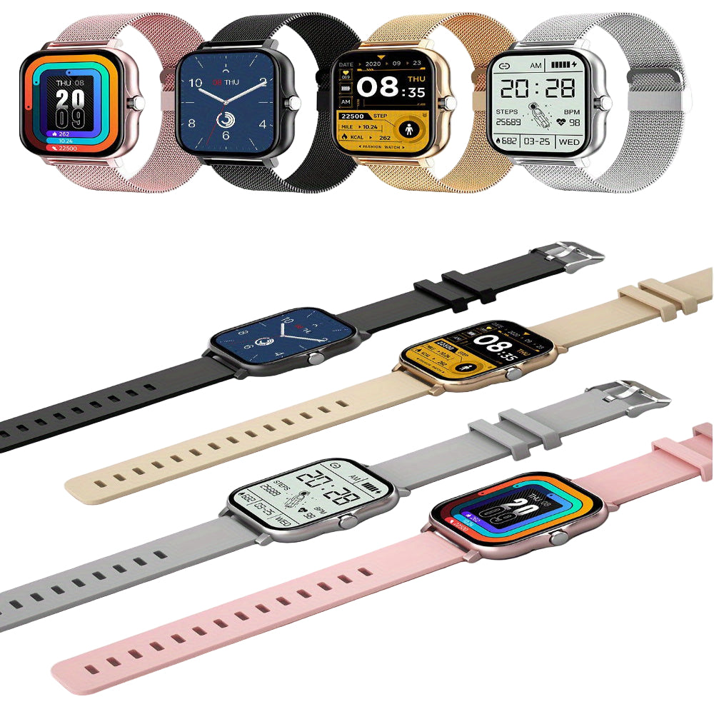 LIGE Smart Watch – Make/Answer Calls, Custom Wallpaper, Music Control (4 colours available)