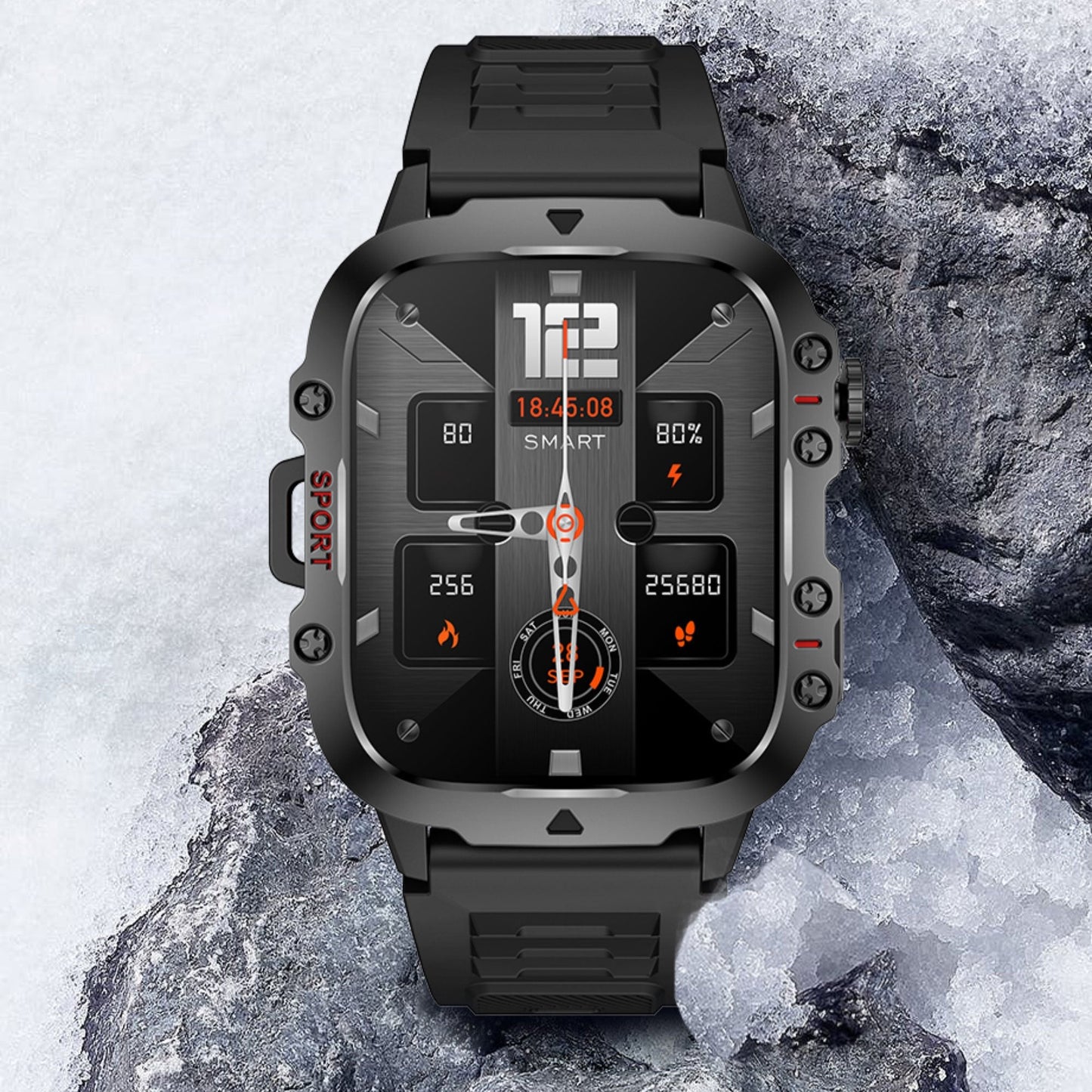 LIGE Casual Smart Watch – Voice Assistant (2 colours available)