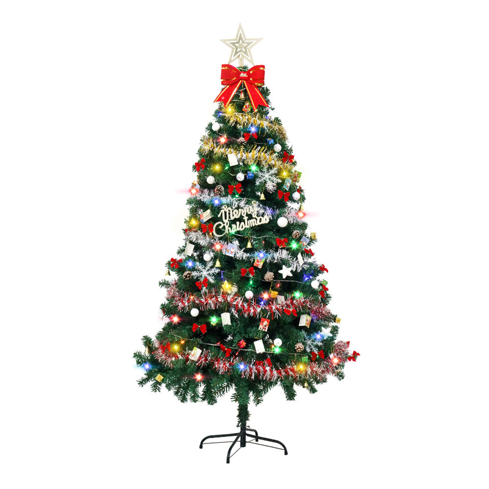 Large Christmas Tree (1.5/1.8/2.1M) with 4M 30-LED Colourful Lights