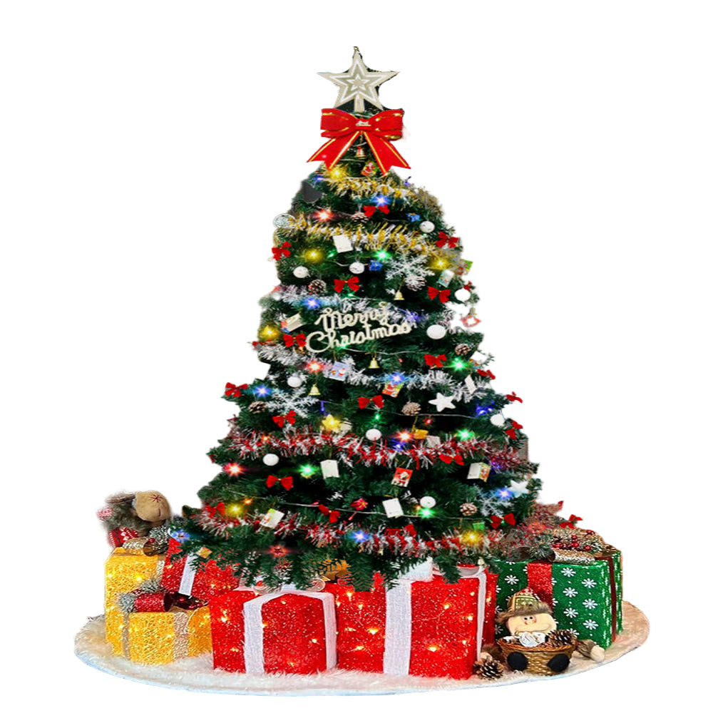 Large Christmas Tree (1.5/1.8/2.1M) with 4M 30-LED Colourful Lights