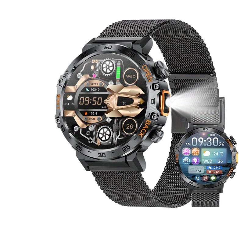 LIGE Outdoor Smartwatch – HD Screen, LED Flashlight, 290mAh Battery (6 types available)