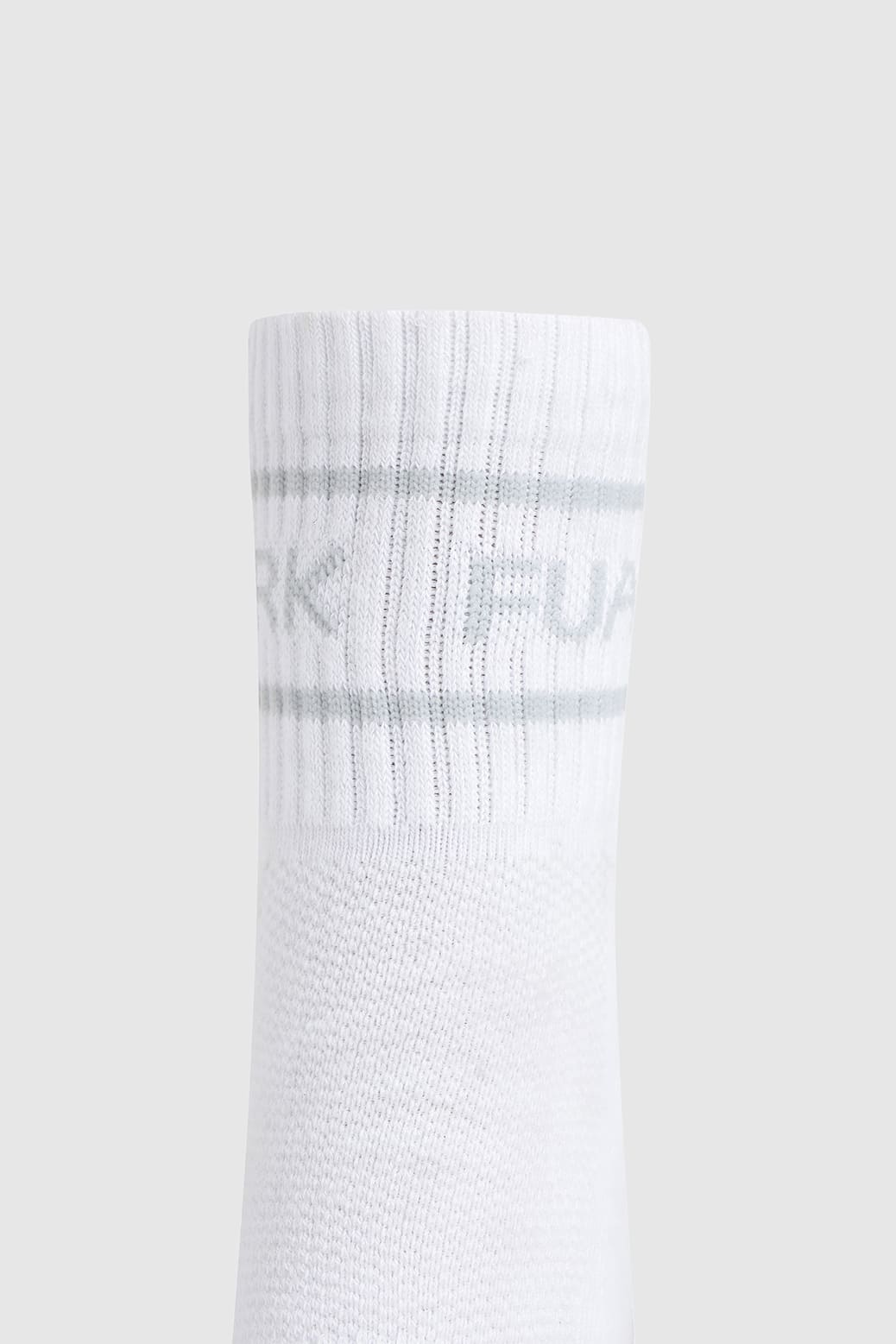 Legacy Quarter Socks White/Grey