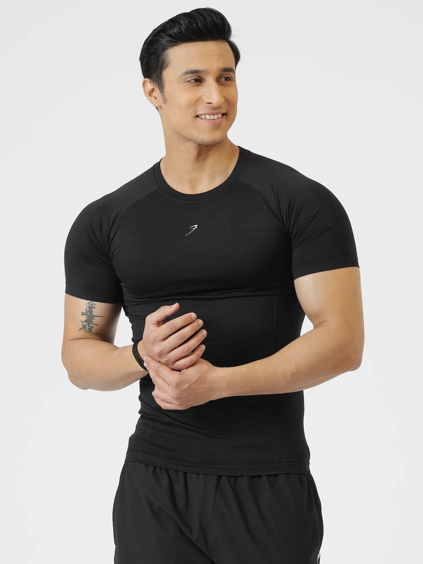 Power Seamless T-shirt Black