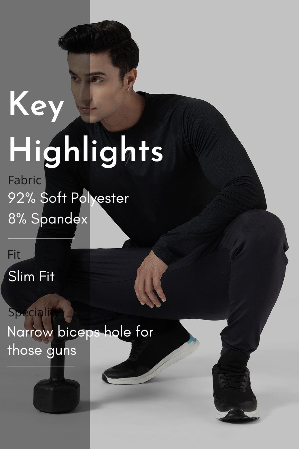 Core Fullsleeves T-shirt Black