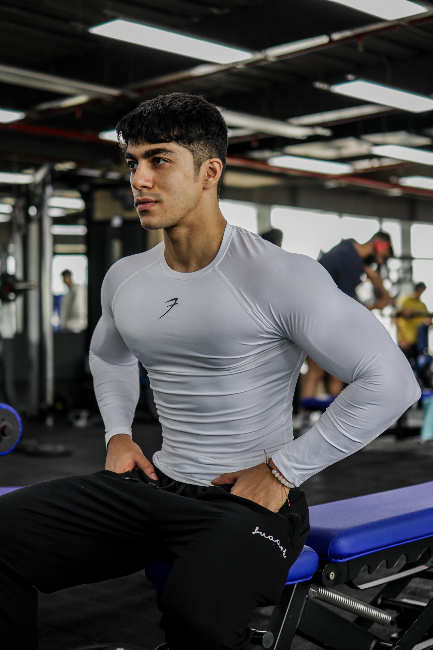 Compression Fullsleeves T-shirt White