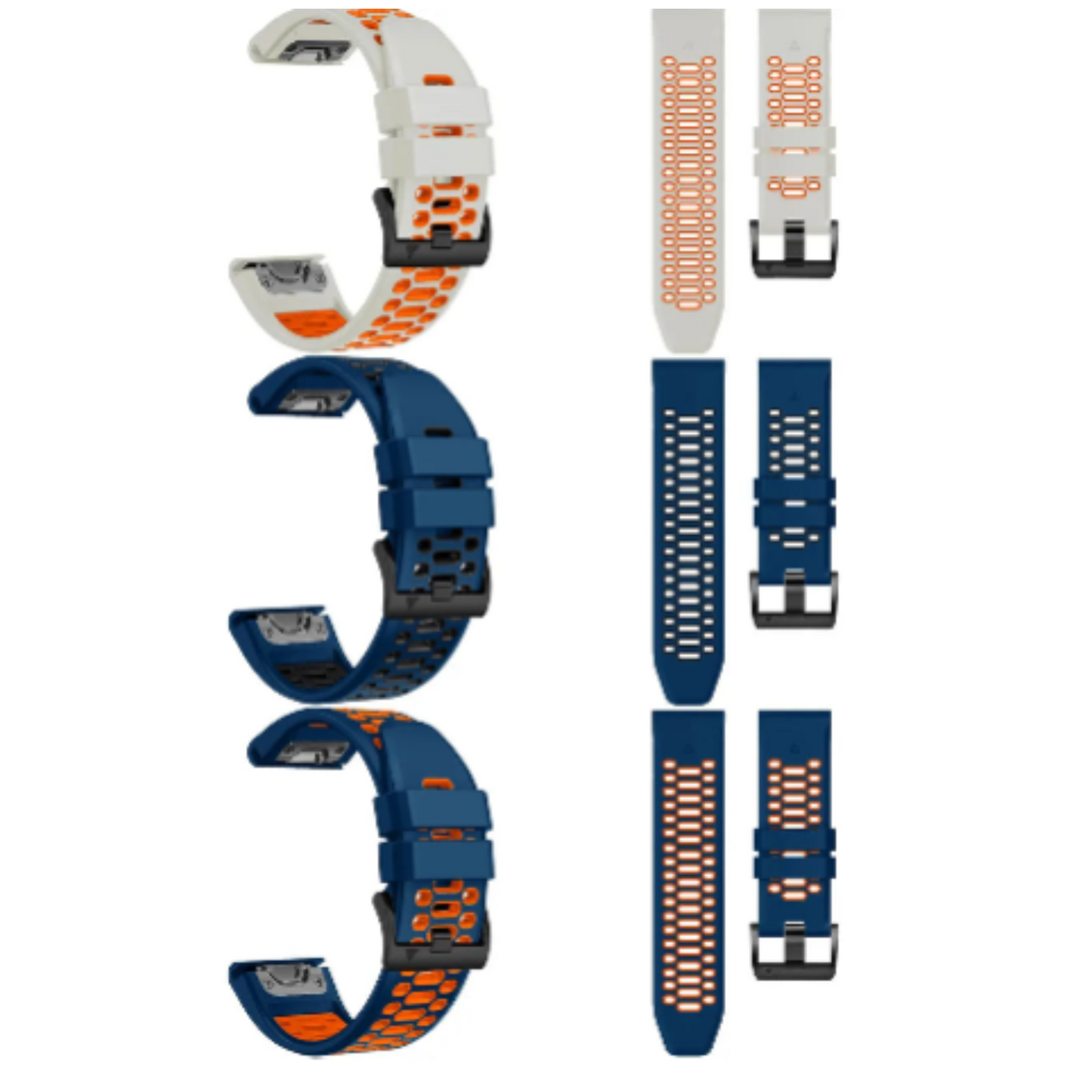 Quick Fit Silicone Strap for the Garmin Fenix 8 (51mm)(available in 12 colours)