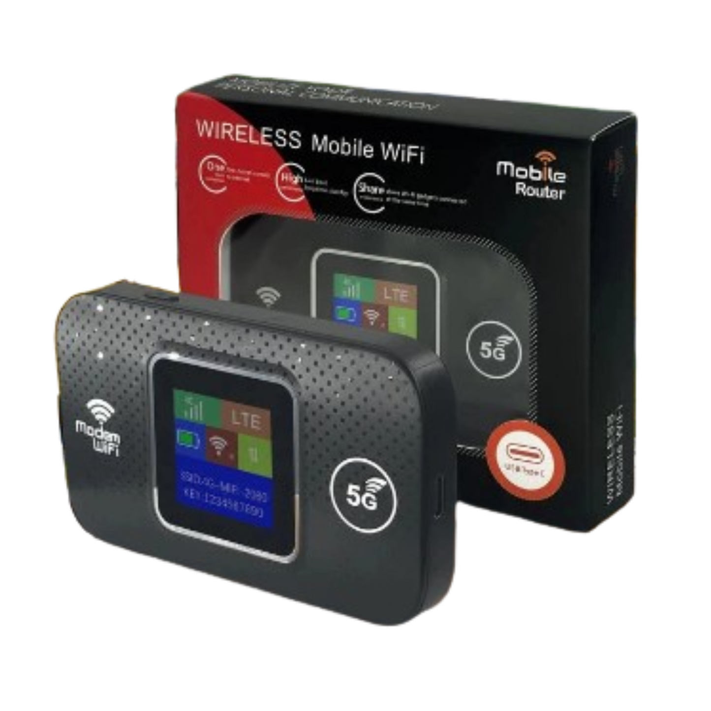 4G/5G Portable WiFiRouter with SIM Slot (7 different types available)