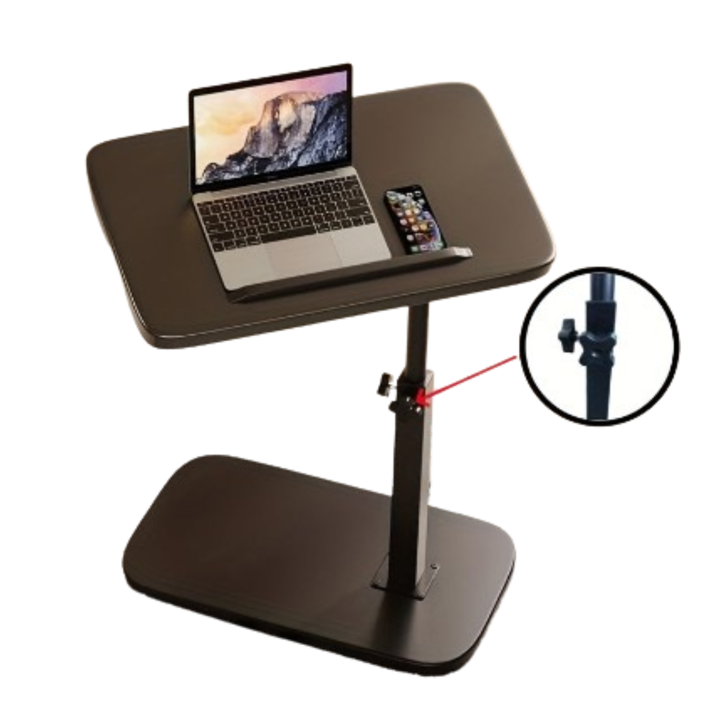 Adjustable Flip-Top Side Table