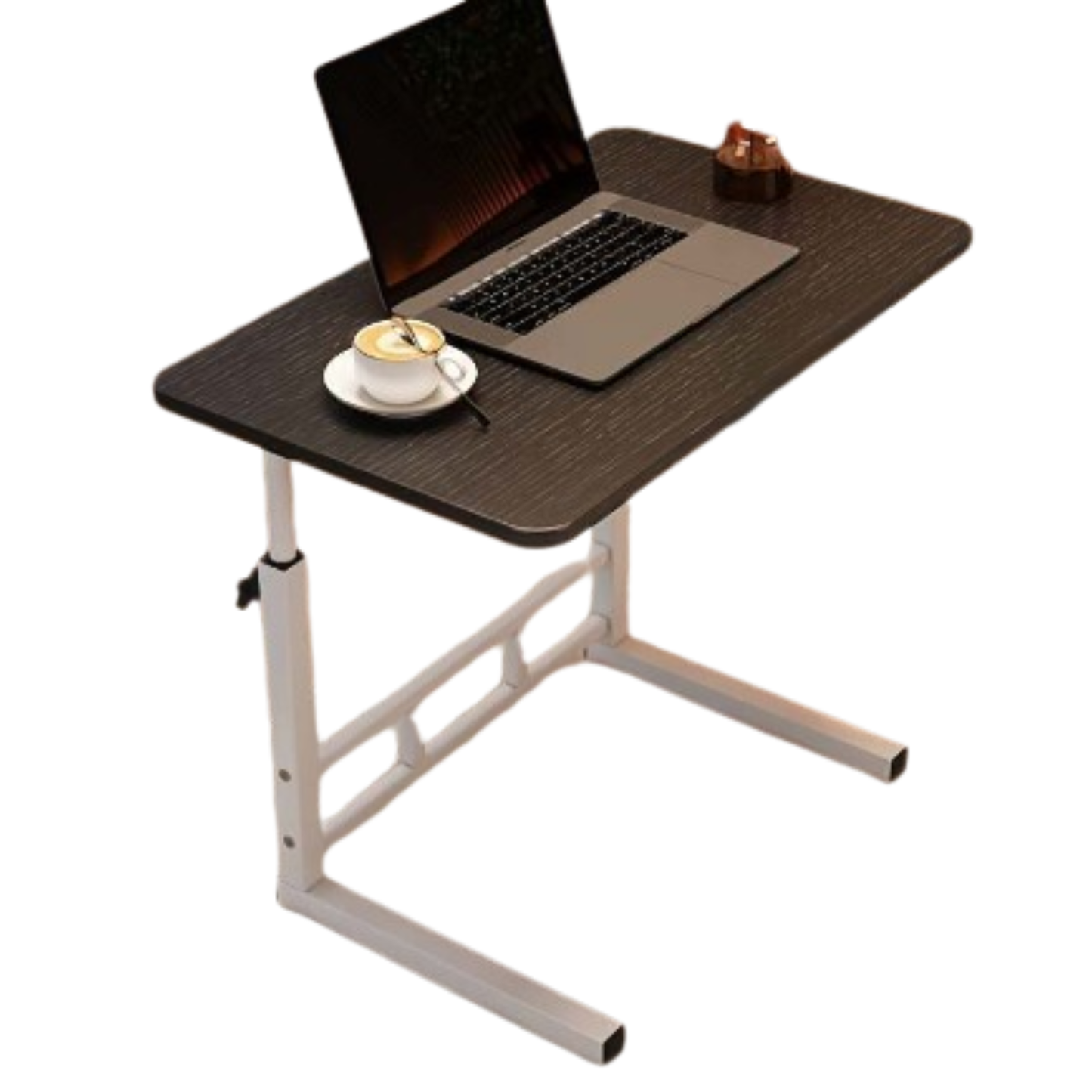 Compact Adjustable Bedside Work Desk with a 4-Wheel Mobile Design