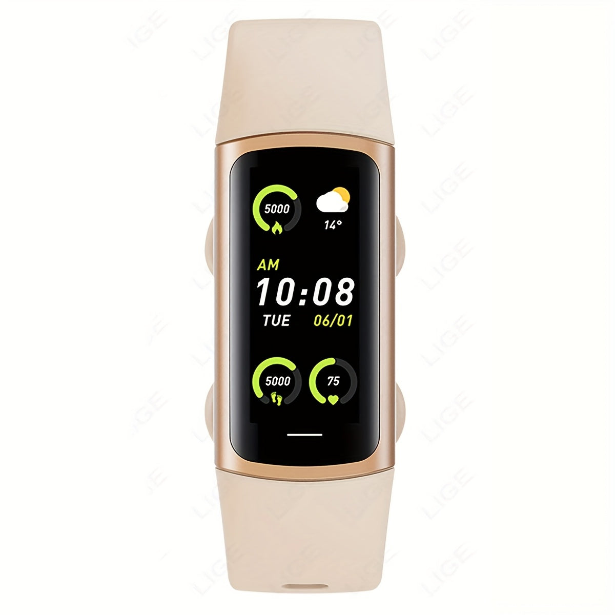 LIGE Smartwatch – Wireless Calls, Multi-Sport Modes (5 colours available)