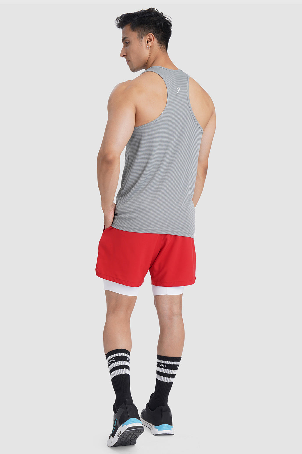 Checks Running Tank Ultimate Grey
