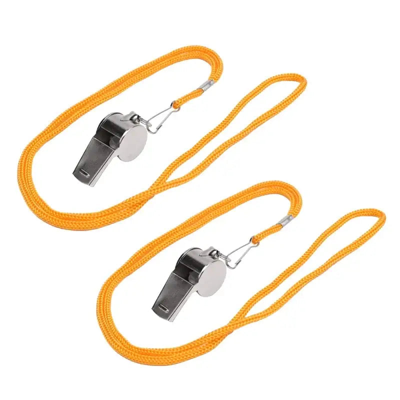 1PC 2PCS 3PCS 5PCS 10PCS Referee metal whistle basketball football game iron whistle - 2pcs