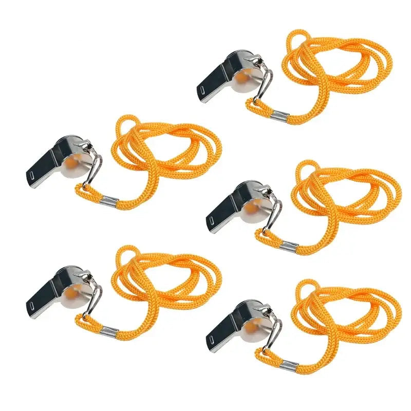 1PC 2PCS 3PCS 5PCS 10PCS Referee metal whistle basketball football game iron whistle - 5pcs