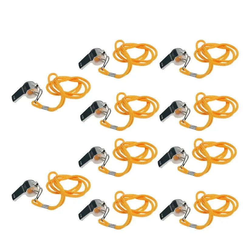 1PC 2PCS 3PCS 5PCS 10PCS Referee metal whistle basketball football game iron whistle - 10pcs