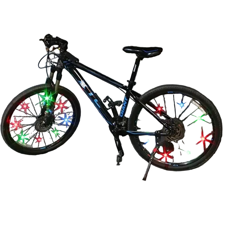 1pc Bicycle Spoke Light Waterproof Shining Bike LED Wheel Tire Flicker Decorative Lamp Safety Warning Cycling Gear