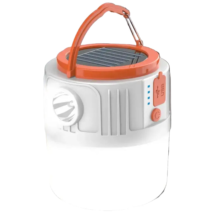 1pc Solar Led Camping Light,Solar Powered Rechargeable Camping Lanterns Outdoor Lighting Lamp With Mobile Phone Charging