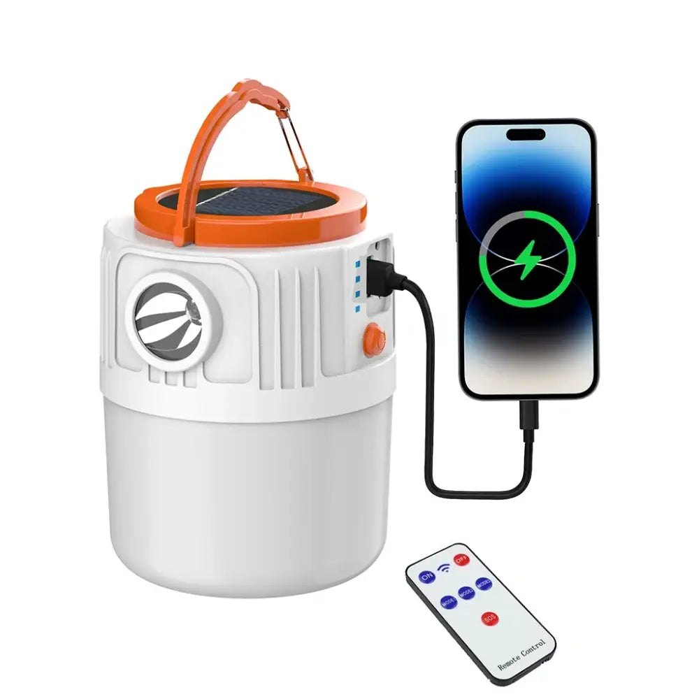 1pc Solar Led Camping Light,Solar Powered Rechargeable Camping Lanterns Outdoor Lighting Lamp With Mobile Phone