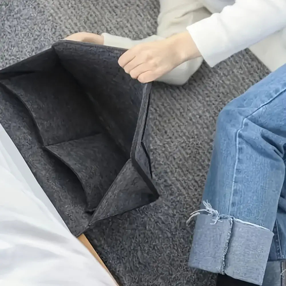 1PCS Felt Bedside Storage Organizer Anti-slip Bedside Bag Bed Sofa Side Hanging Couch Storage Remote Control Bed Holder