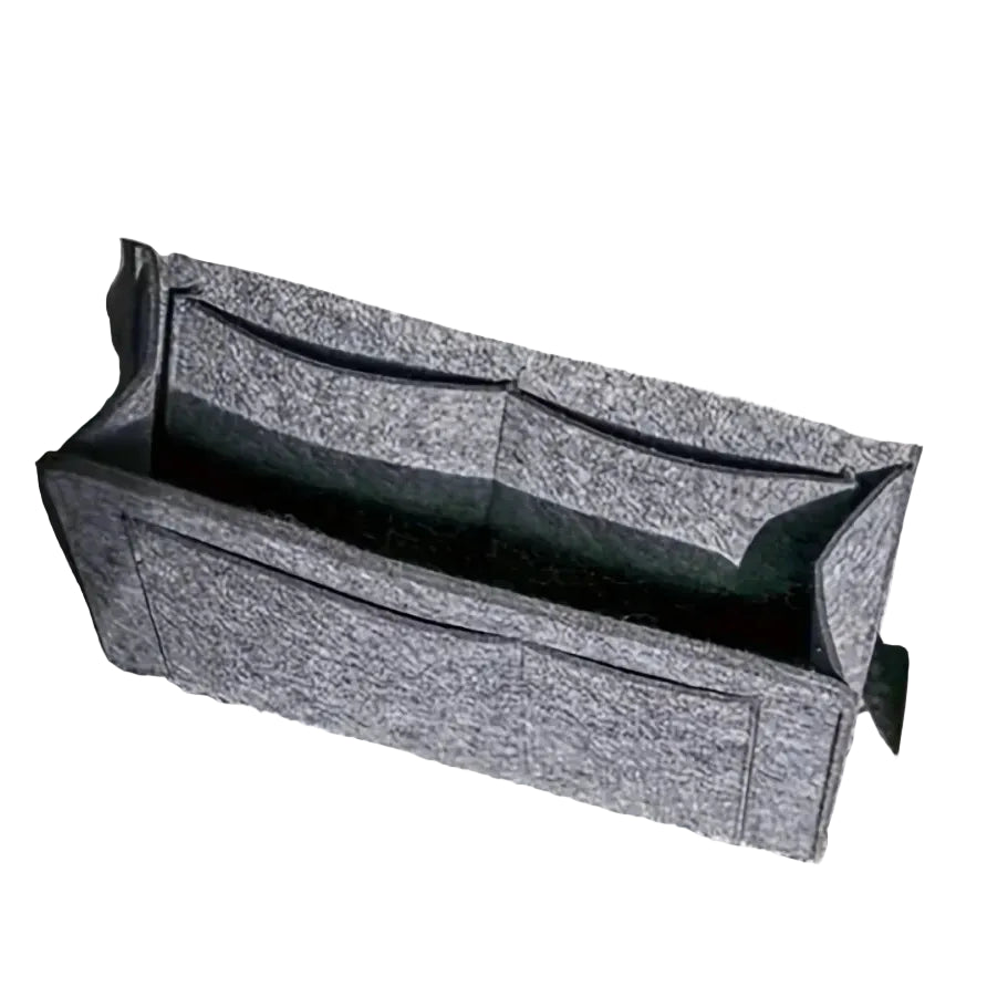 1PCS Felt Bedside Storage Organizer Anti-slip Bedside Bag Bed Sofa Side Hanging Couch Storage Remote Control Bed Holder