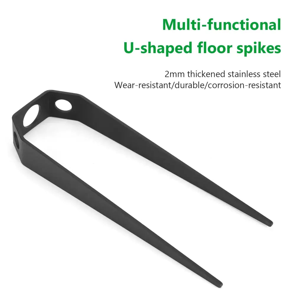 1Pcs U-Shaped Ground Stakes Garden Pegs Ground Anchor Pegs for Camping Tents Trampoline Canopies Sheds Ports