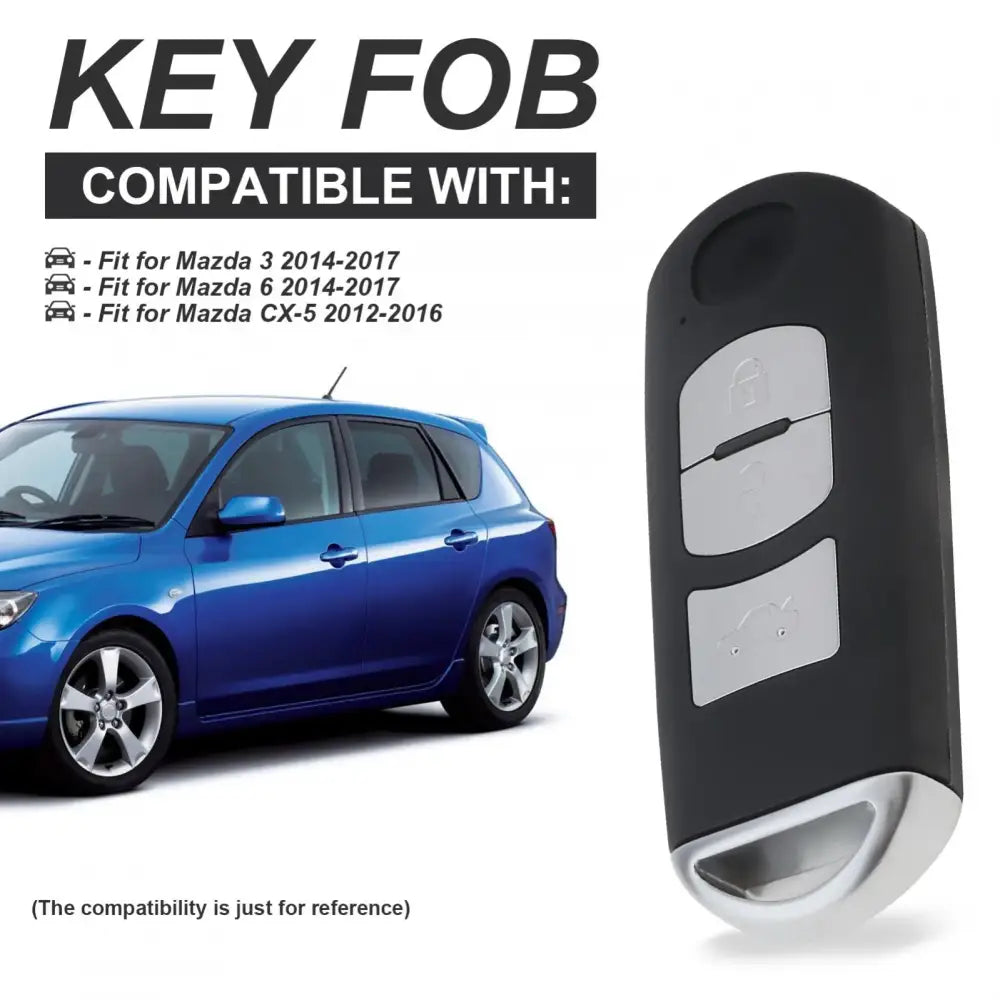 2/3 Buttons 433MHz Keyless Smart Remote Car Key Fob Fit for Axela / Atenza with ID49 Chip SKE13E-01 SKE13E-02 - 3