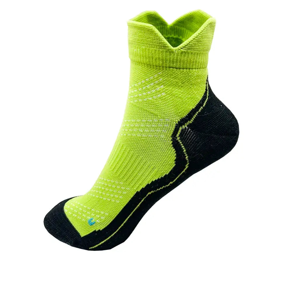 2/4 Pairs Cushioned Cotton Ankle Socks – Men & Women Low-Cut Athletic Sports Socks - SS