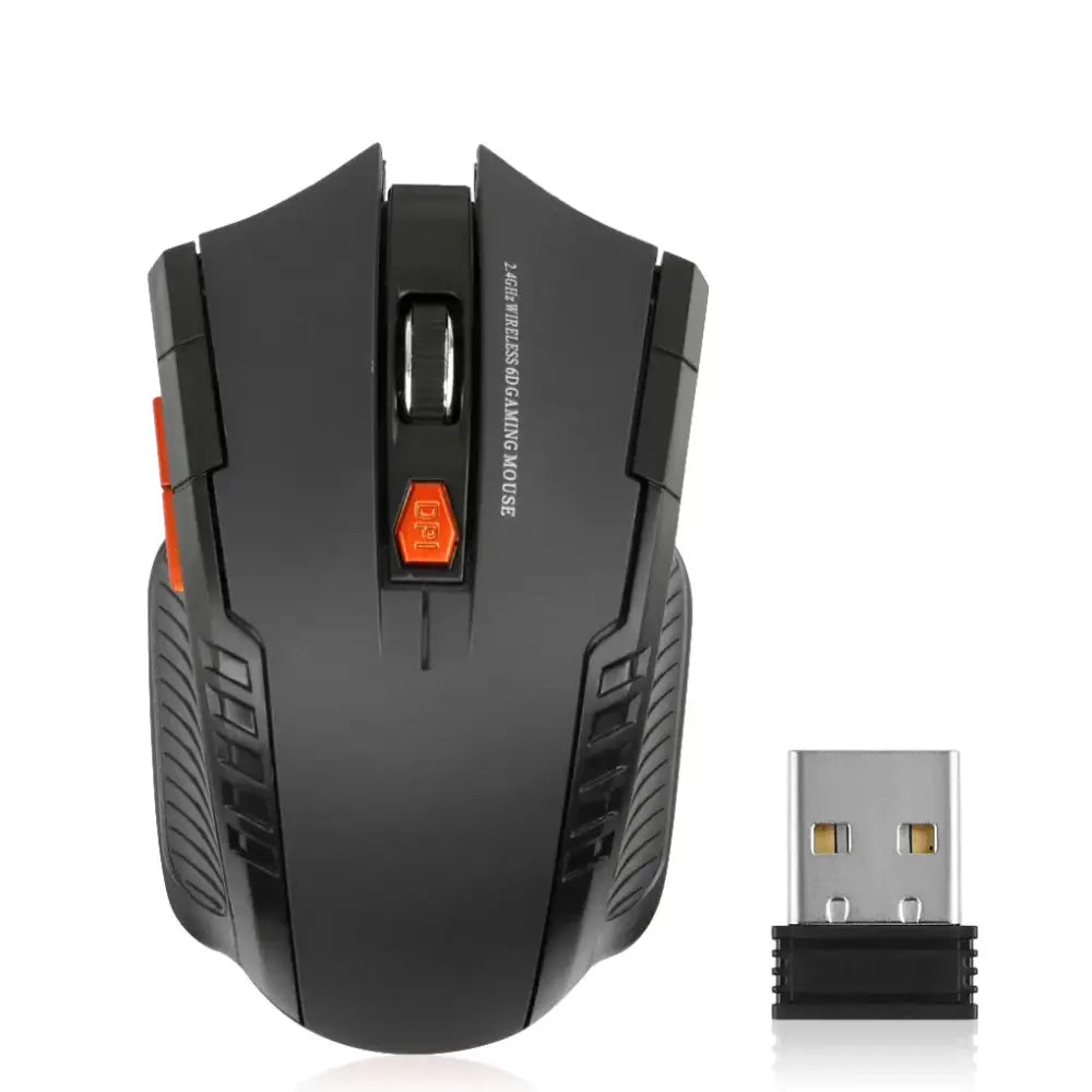 2.4G Wireless Gaming Mouse – 1600DPI - Black / Mouse - 9eight5