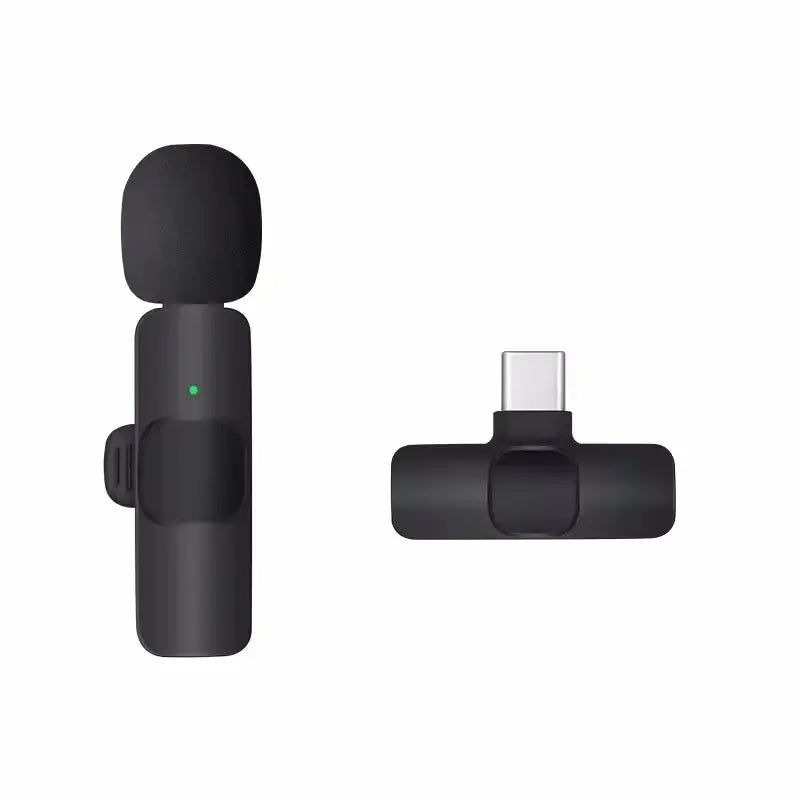 2.4G Wireless Lavalier Mic for iPhone & Android (4 different types available) - Type-C 1drag1-K1 - 9eight5