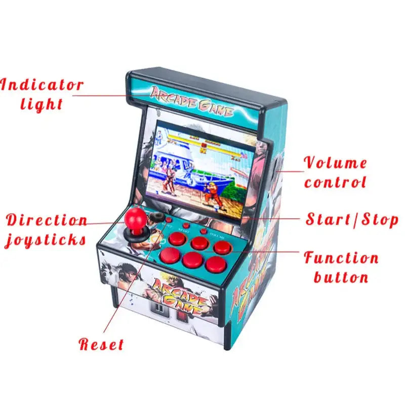 2.8’’ 16-Bit Mini Handheld Arcade – 150+ SEGA Classics (3 designs available) - 9eight5