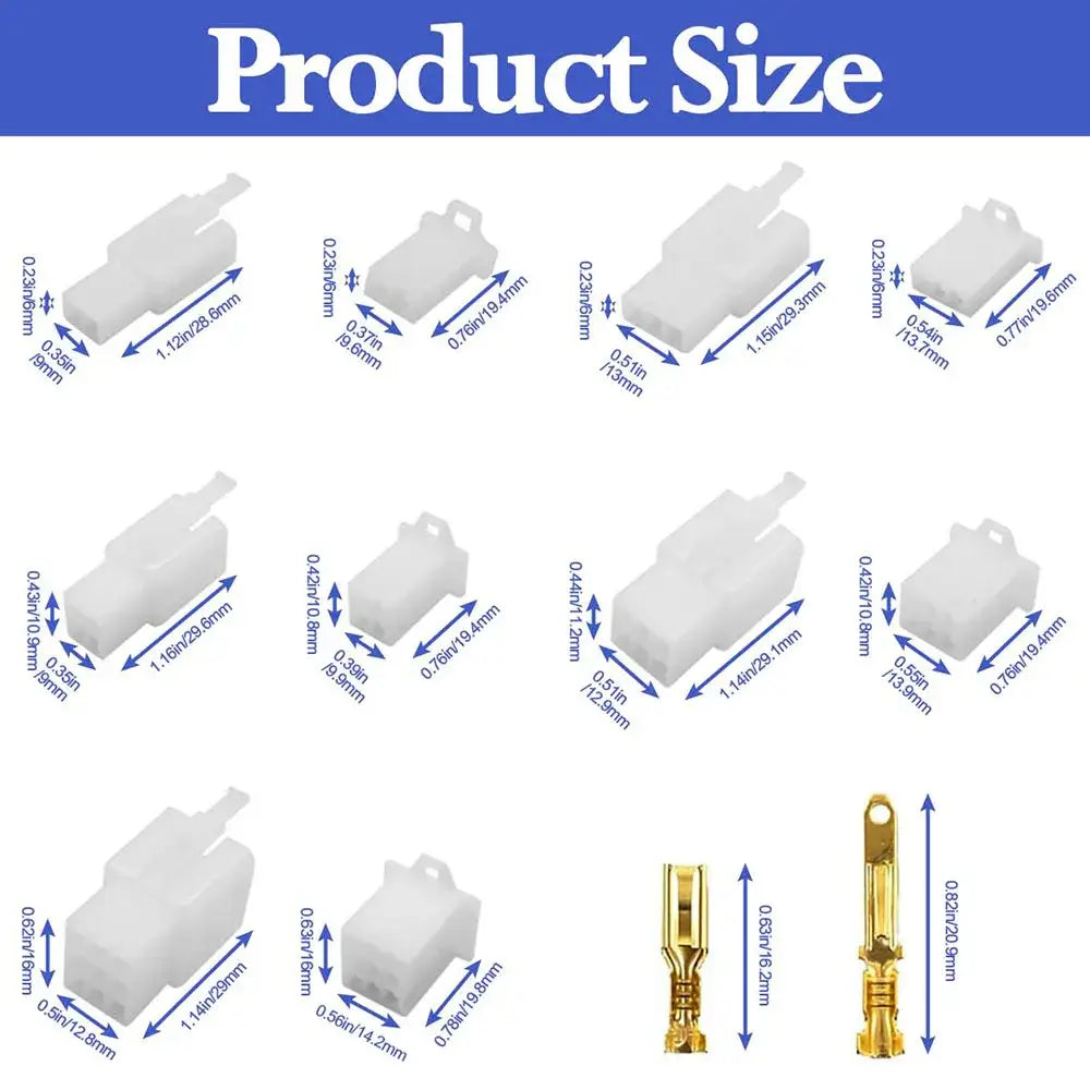 2.8mm Car Wire Connector Kit (432pcs) - HBC