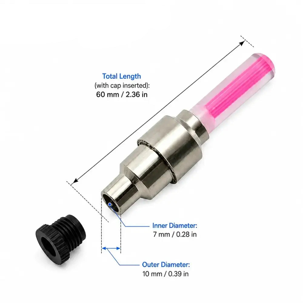 2-8Pcs Bicycle LED Spoke & Valve Cap Lights Waterproof Colorful Flashing Wheel Tire Lamps for Night Riding Safety - Red