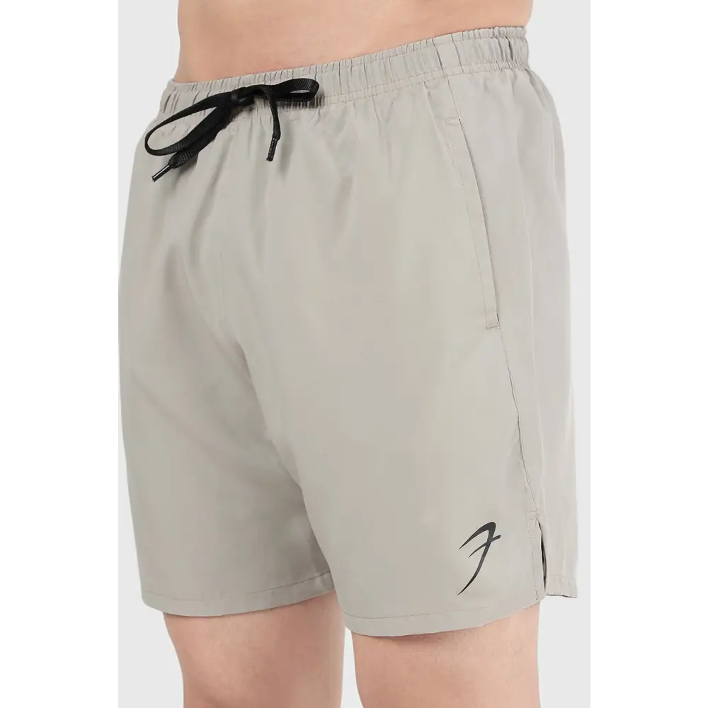 2 in 1 Compression Shorts Beige - M - Shorts