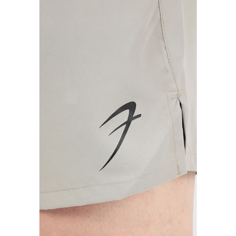 2 in 1 Compression Shorts Beige - S - Shorts