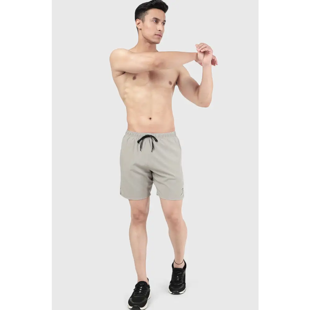 2 in 1 Compression Shorts Beige - XXL - Shorts