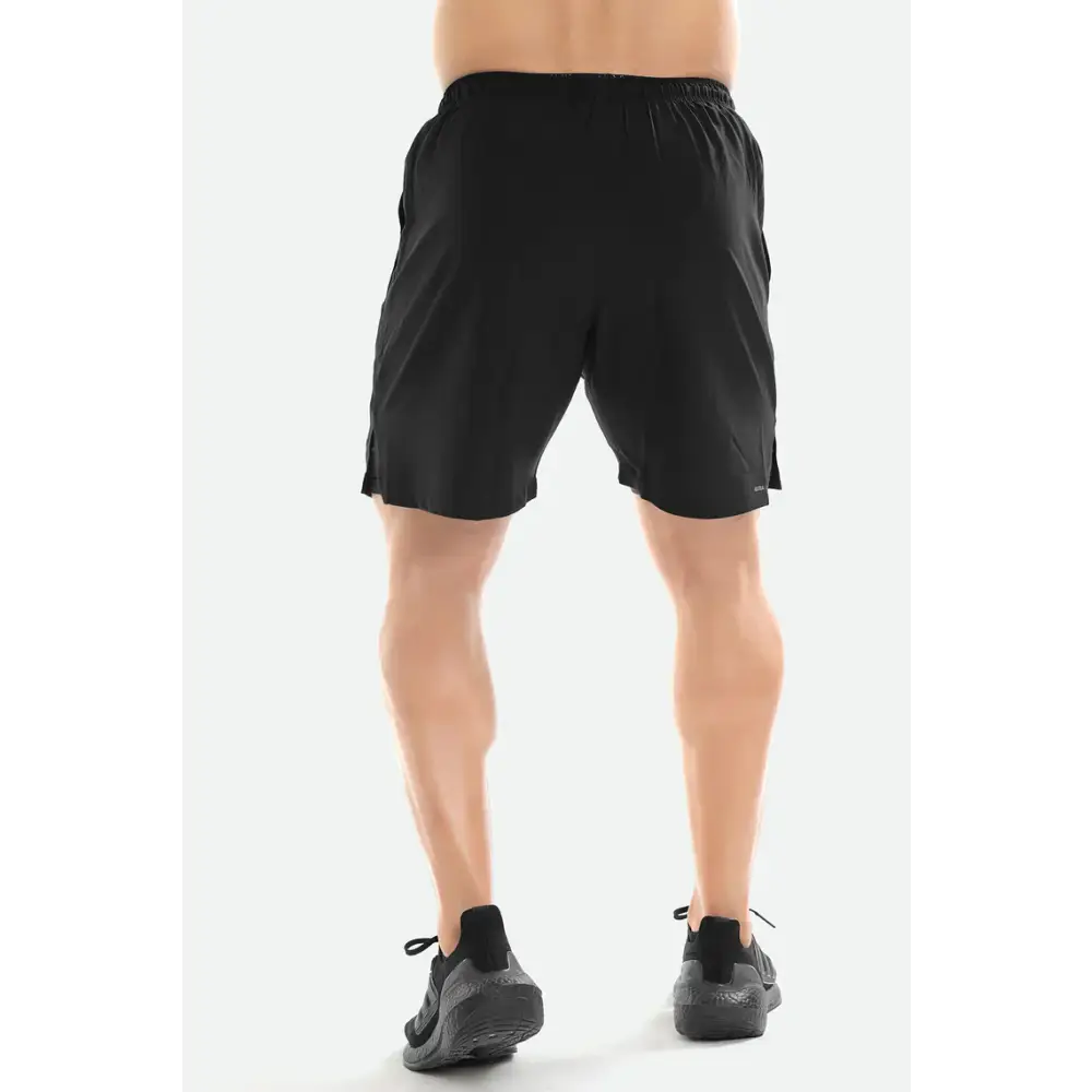 2 in 1 Compression Shorts Black - Shorts
