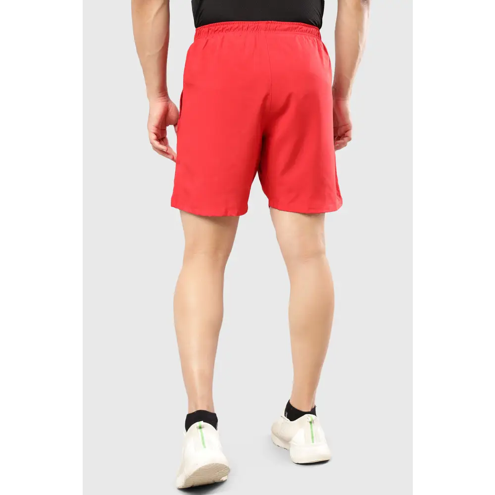 2 in 1 Compression Shorts Red - Shorts