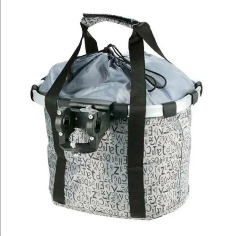 2-in-1 Detachable Bike Front Basket (available in Grey & Black) - Grey / Bicycle Front Basket - SS