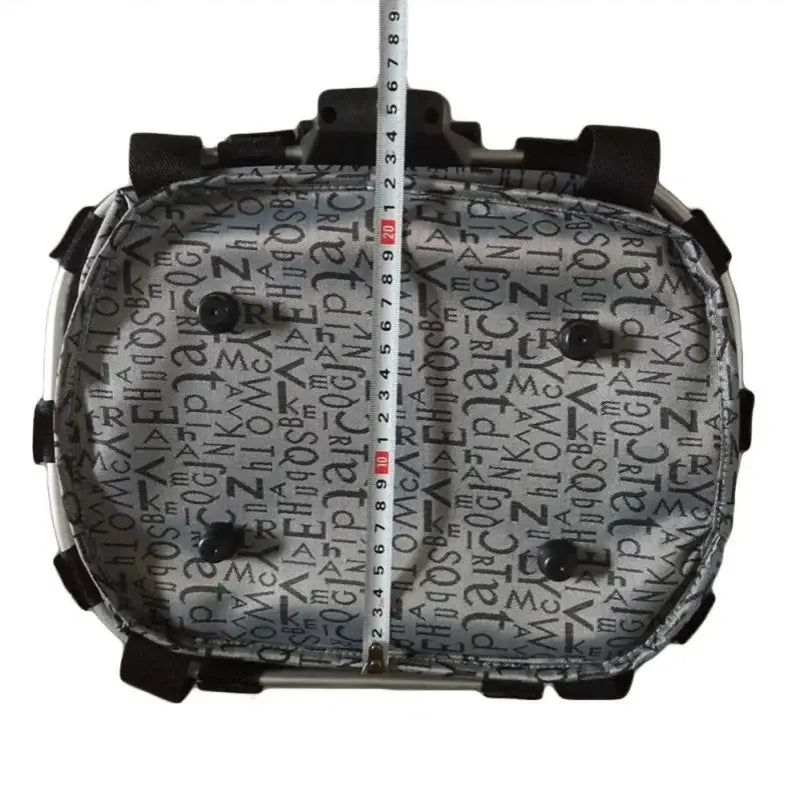 2-in-1 Detachable Bike Front Basket (available in Grey & Black) - SS