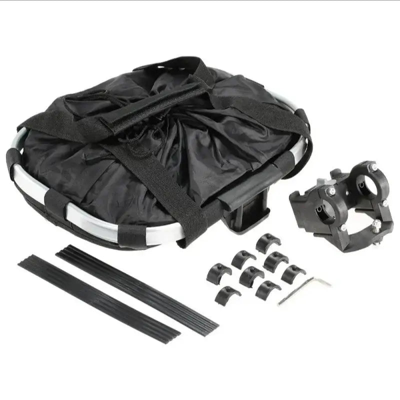 2-in-1 Detachable Bike Front Basket (available in Grey & Black) - SS