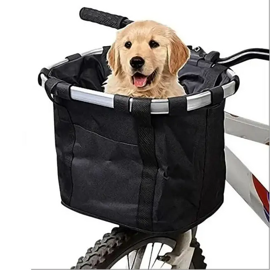 2-in-1 Detachable Bike Front Basket (available in Grey & Black) - SS