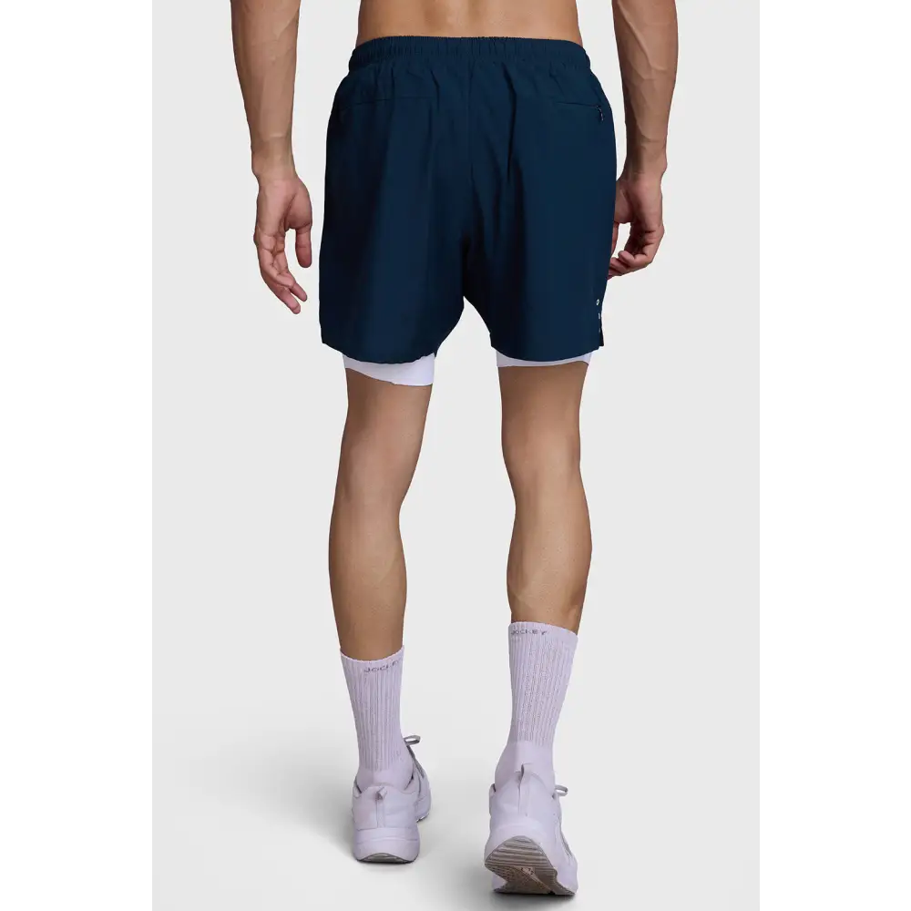 2 in 1 Laser Shorts Pine Green - Shorts