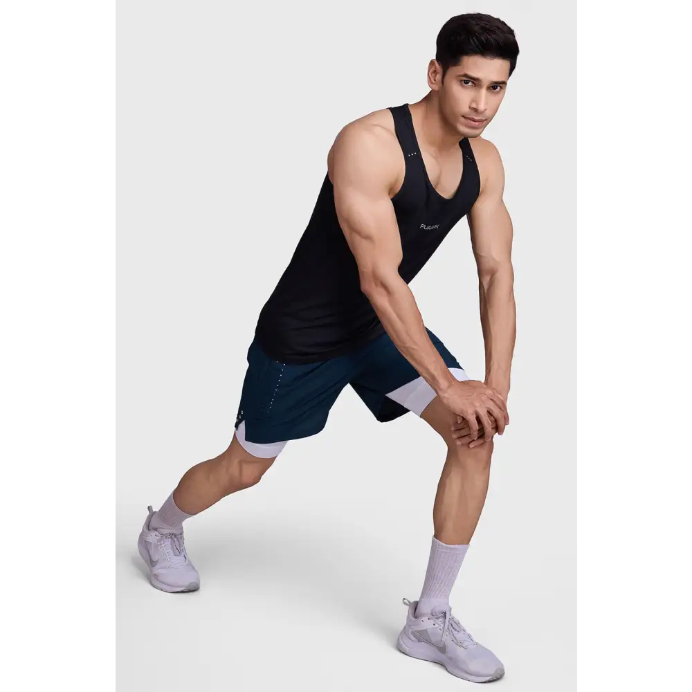 2 in 1 Laser Shorts Pine Green - Shorts