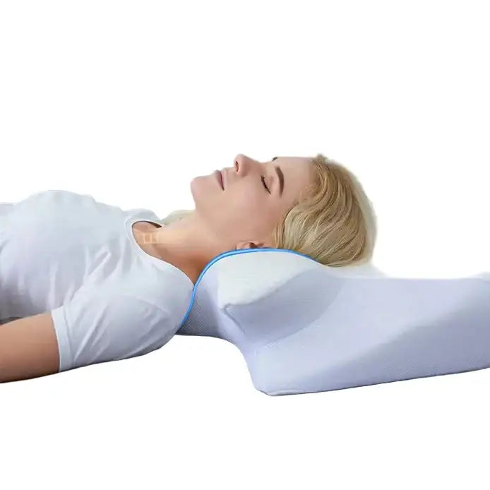 2-in-1 Memory Foam Cervical Neck Pillow (different colours available) - SS