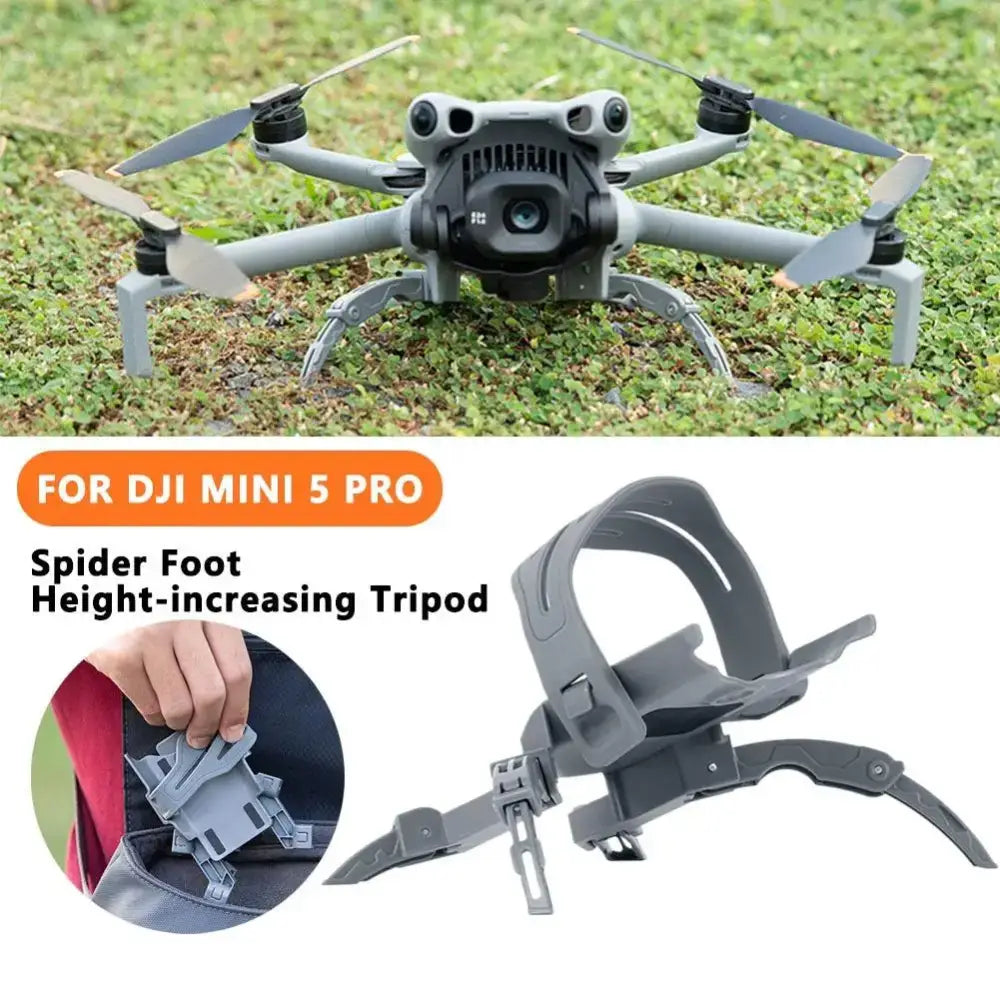 2-in-1 Spider Landing Gear for DJI Mini 5 Pro - Gray / Landing Gear / DJI Mini 5 Pro - HBC