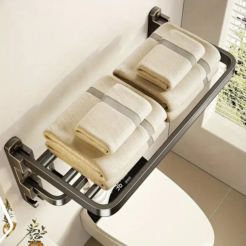 2-Layer Foldable RV Wall-Mount Towel Rack (different sizes available) - SS