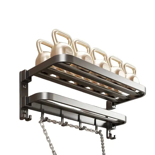 2-Layer Foldable RV Wall-Mount Towel Rack (different sizes available) - SS