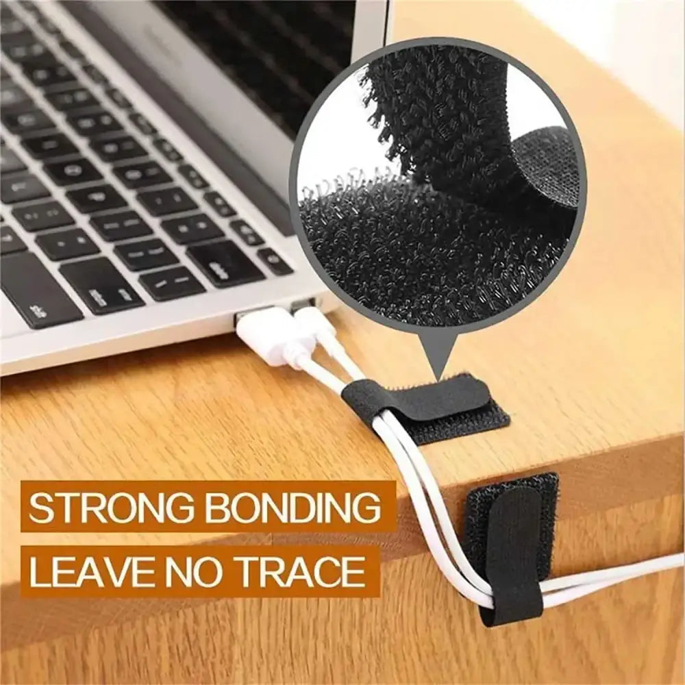 20/10/5PCS Releasable Cable Organizer Ties Mouse Earphones Wire Management Nylon Cable Ties Reusable Loop Hoop Tape